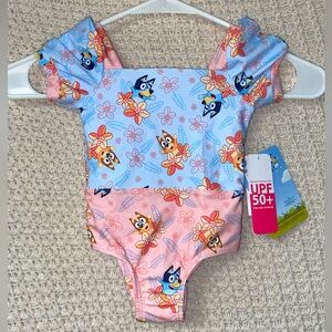 Bluey Infant 12 Months One Piece Bathing Suit NWT